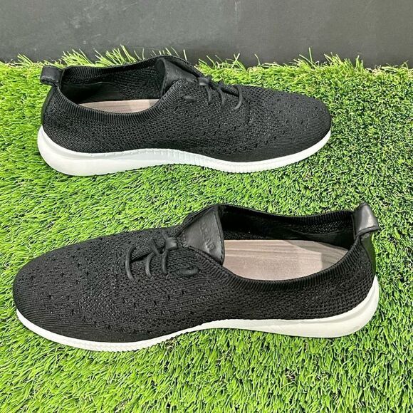 Cole Haan Zero Grand Wingtip Mesh Oxfords. Black. 7.5B - Picture 6 of 9